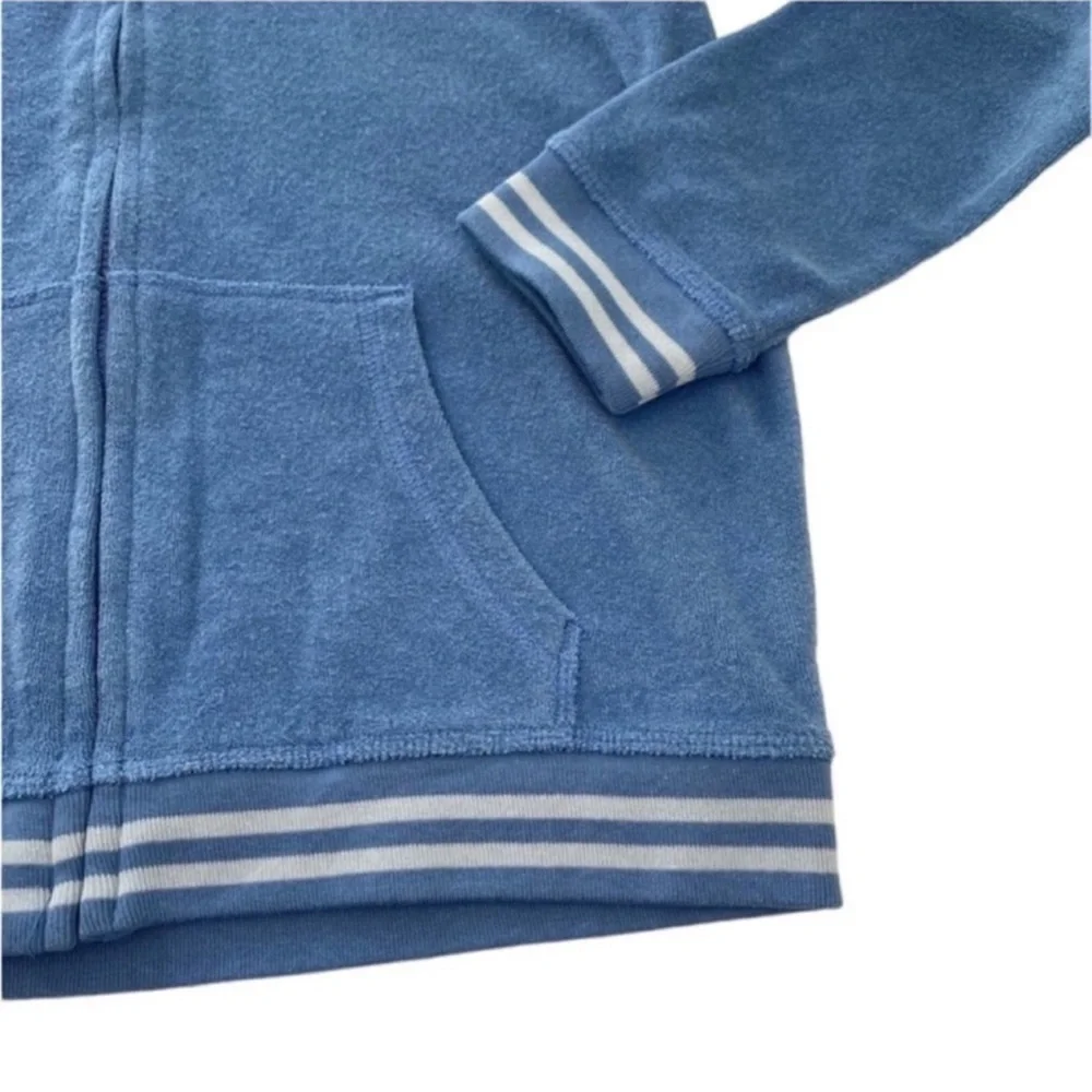 Gymboree Terrycloth Hooded Jacket Zip Up Cornflower Blue NWT Girls Size 14 (XL)
